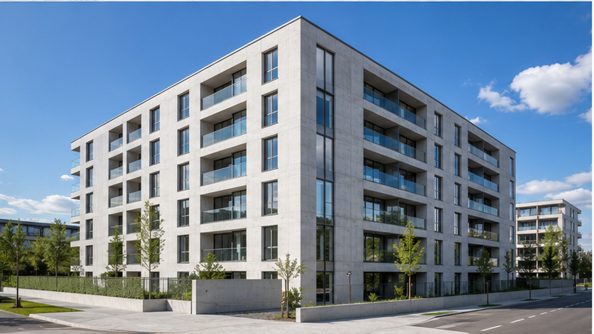 Massivbau Wohngebäude, fertiggestellt